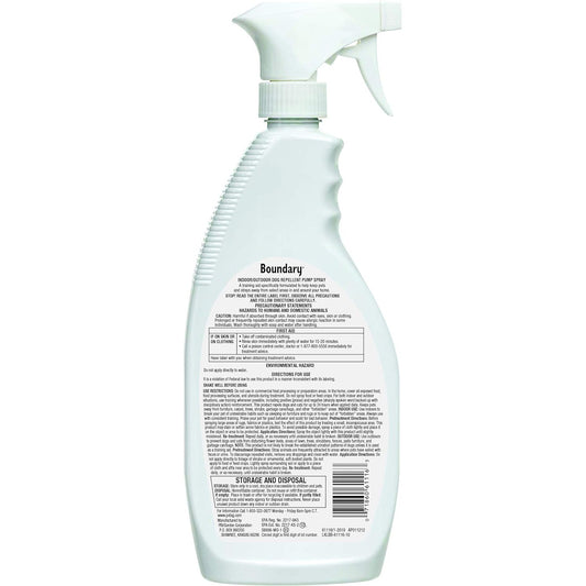 Lambert Kay Boundary Indoor/Outdoor Dog Repellent Pump Spray