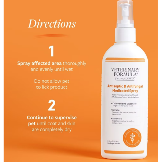 Veterinary Formula Antiseptic & Antifungal Medicated Spray