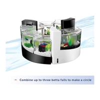 Aqueon Betta Falls 3 Section Aquarium Fish Tank