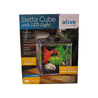 Betta Cube with Led ligth