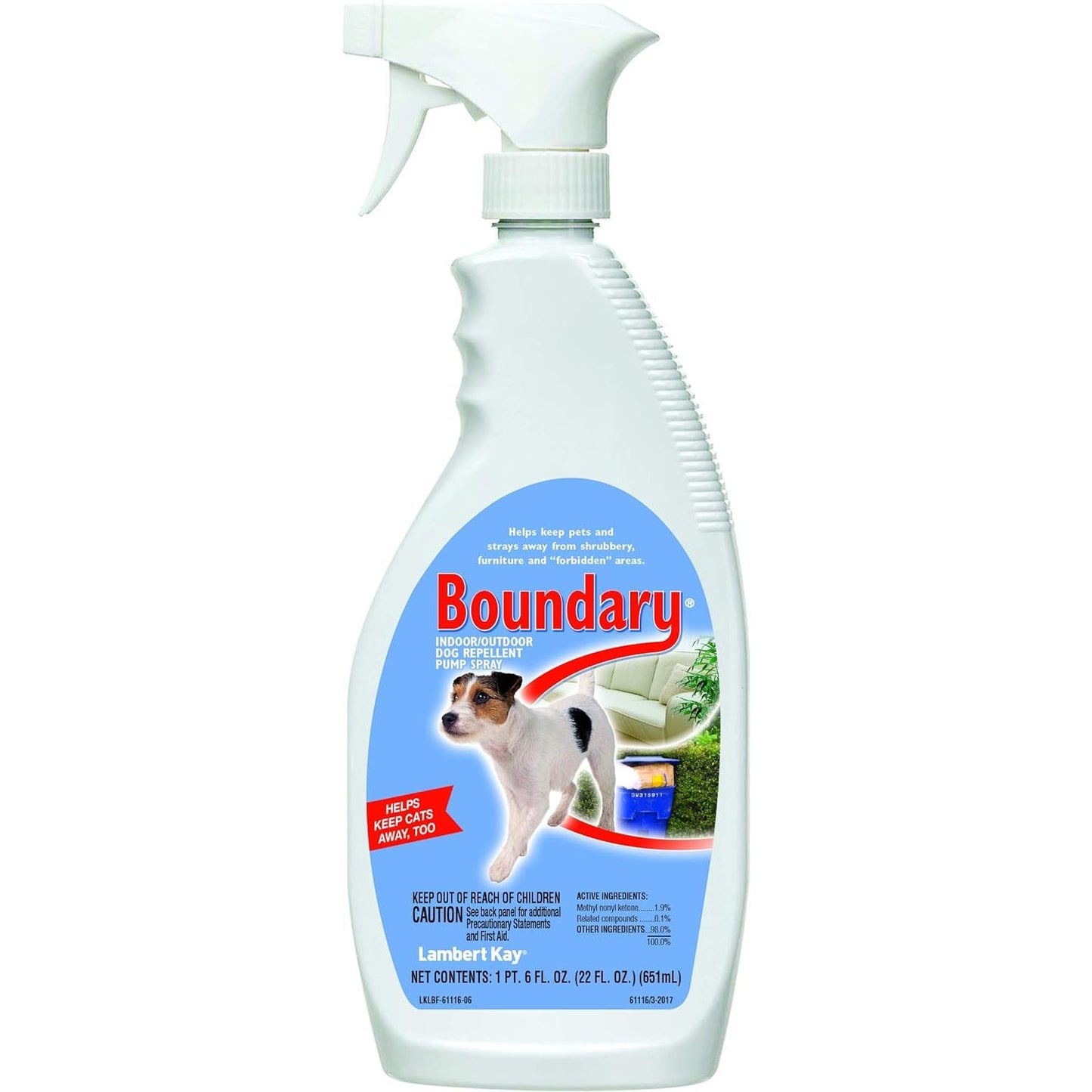 Lambert Kay Boundary Indoor/Outdoor Dog Repellent Pump Spray