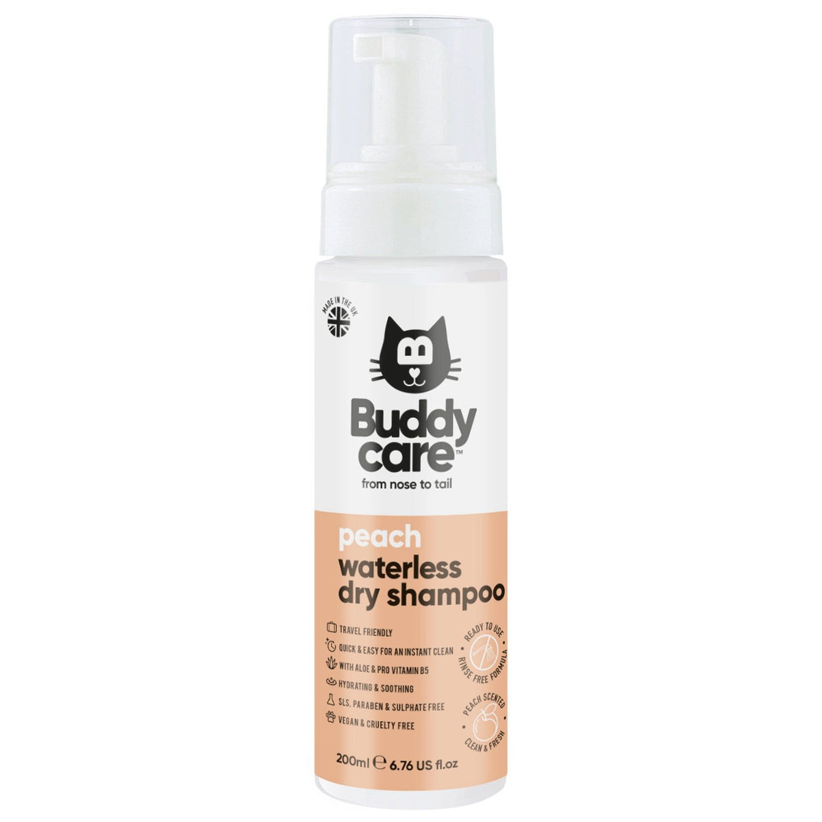 BC Waterless Peach Cat Shampoo