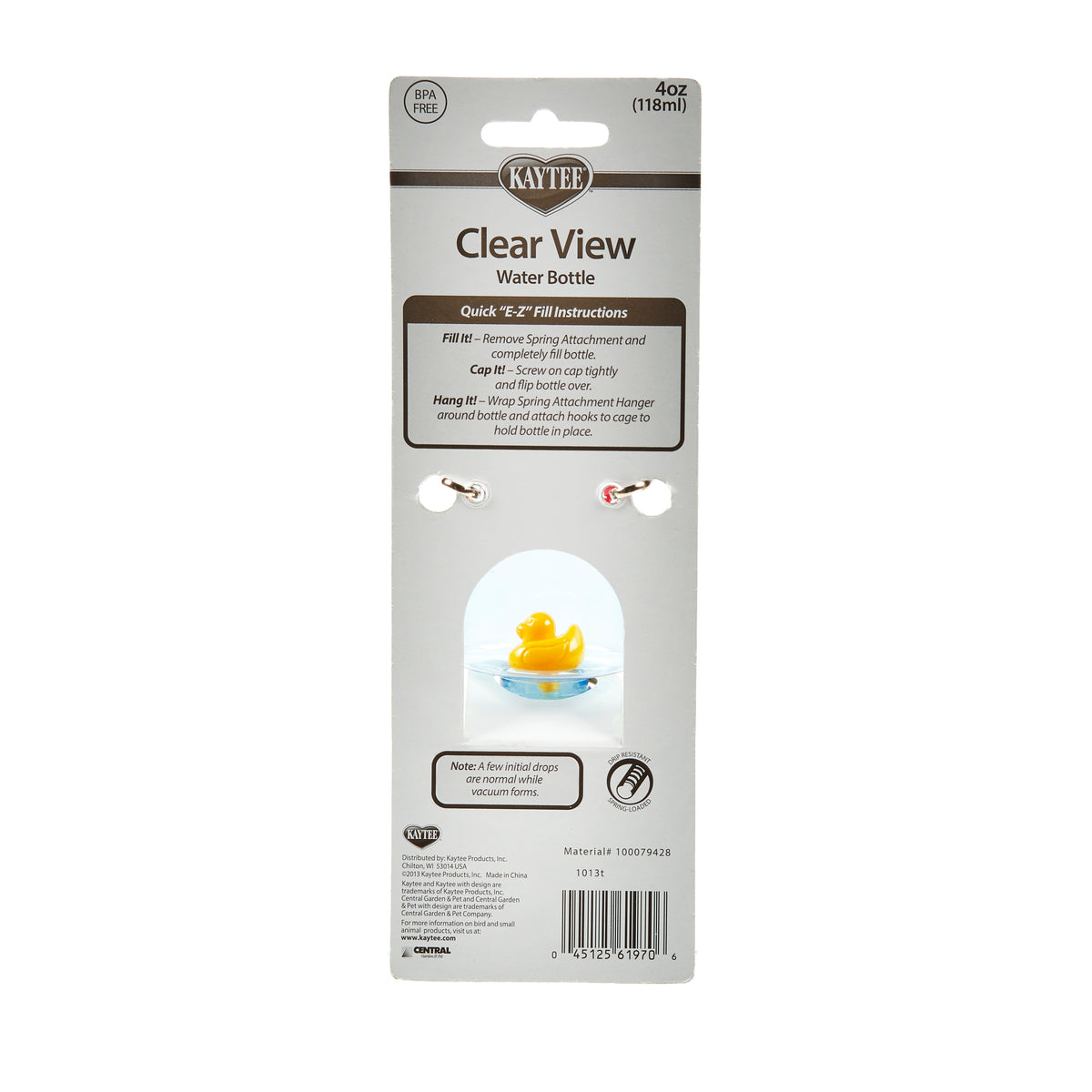 Kaytee Clear View Water Bottle
