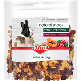 Kaytee Natural Snack with Superfoods For Pet Guinea Pigs, Rabbits, Hamsters, and Other Small Animals