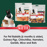 Kaytee Natural Snack with Superfoods For Pet Guinea Pigs, Rabbits, Hamsters, and Other Small Animals