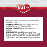 Kaytee Natural Snack with Superfoods For Pet Guinea Pigs, Rabbits, Hamsters, and Other Small Animals