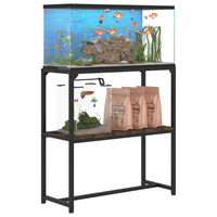 30 Gallon Fish Tank Stand,  with 2 Tiers Storage Shelf