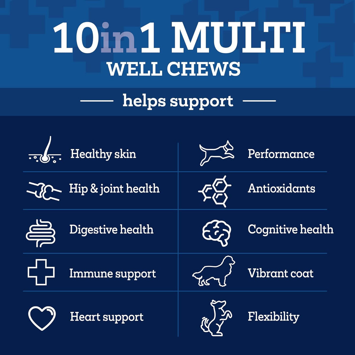 Vetality 10 in 1 Well Chews 60Chews