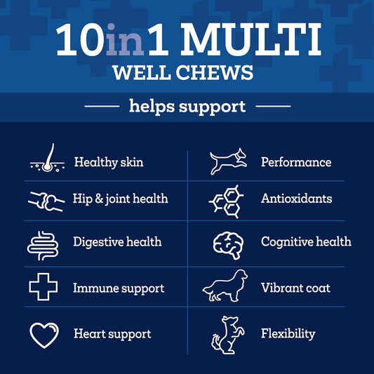 Vetality 10 in 1 Well Chews 60Chews