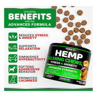 YUMA'S Hemp Calming Chews for Dogs - Advanced Dog Calming Treats