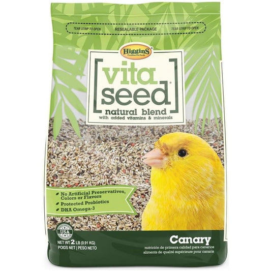 Higgins Vita Seed Natural Blend Canary Food, 2lb