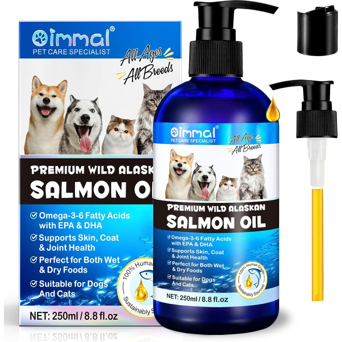 Salmon Oil for Dogs & Cats