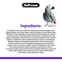 ZuPreem Pure Fun Bird Food for Parrots & Conures, 2 lb